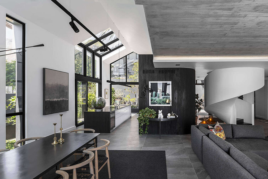 contemporary family house