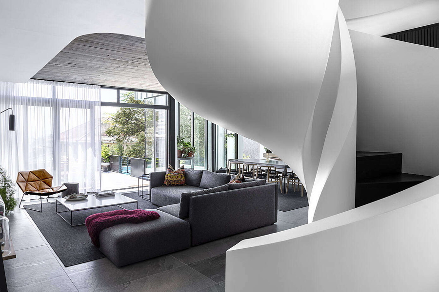 stairs design in contemporary house