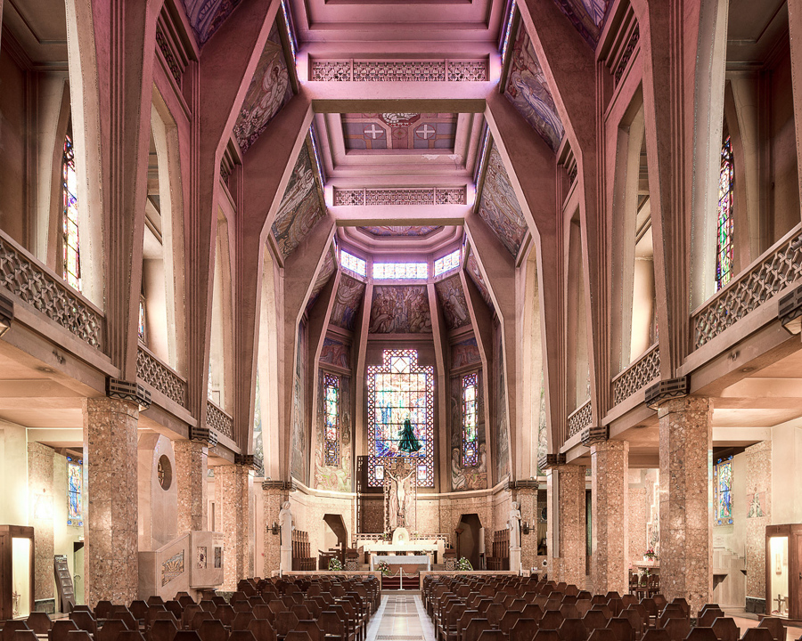The Grand Interiors of Modern Churches Across Europe and Japan by Thibaud Poirier