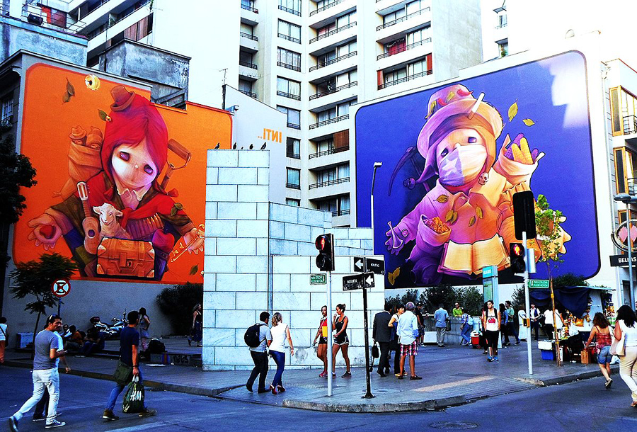 chilean murals