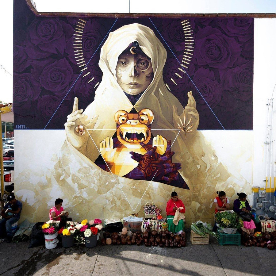 chilean wall murals