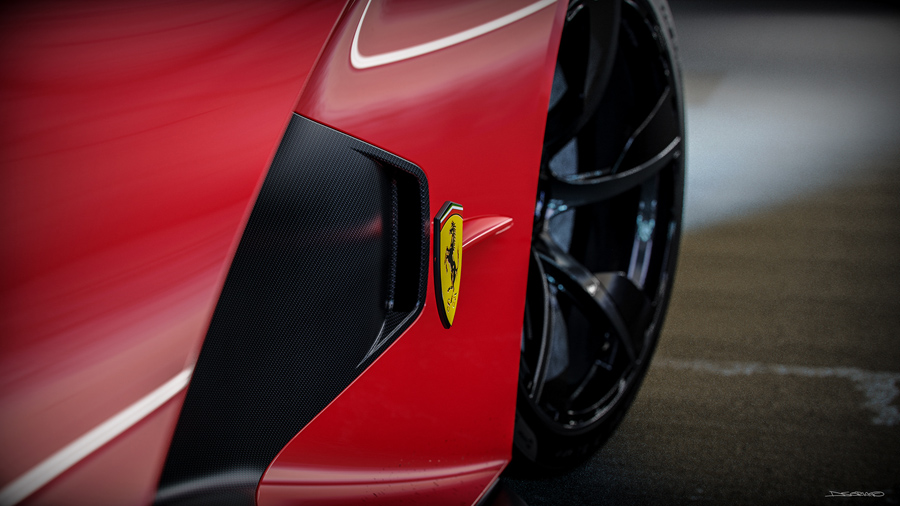 ferrari aliante barchetta concept car