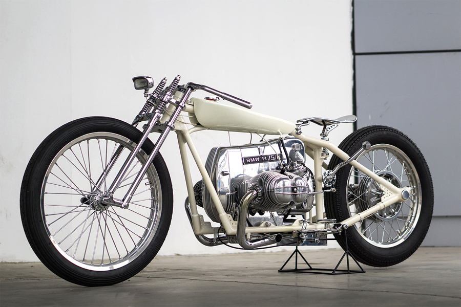 Rusty Factorys White Angel BMW R75 Custom