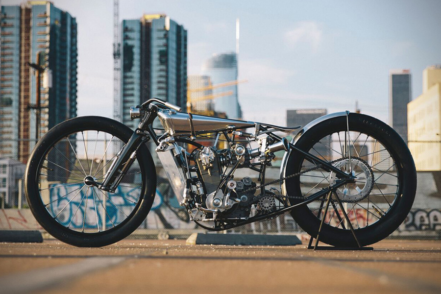 Supercharged KTM Custom Retro Style Motorcycle