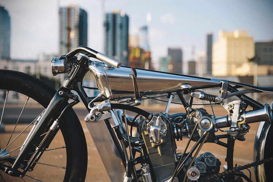 Supercharged KTM Custom Retro Style Motorcycle