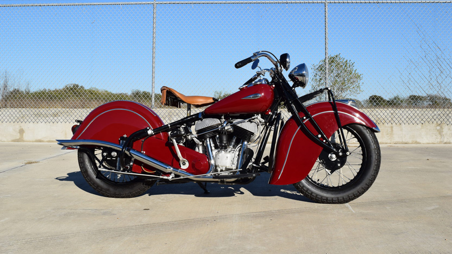 1940 Indian Chief Vintage Motorcycle