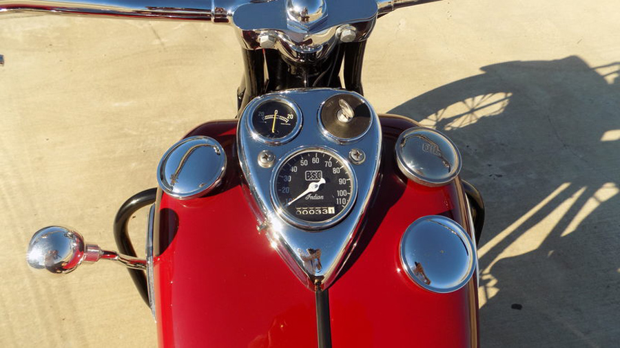 1940 Indian Chief Vintage Motorcycle