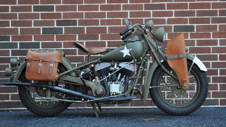1940 Indian Military Chief 340B Motorcycle
