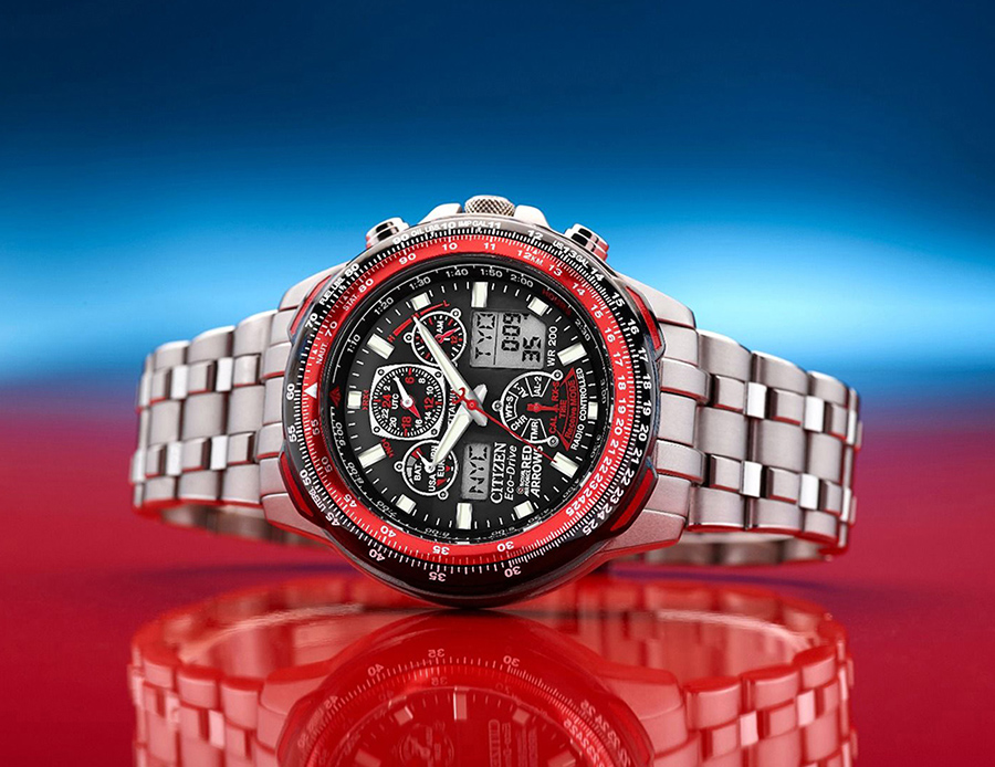 Citizen Red Arrows Skyhawk A-T Titanium