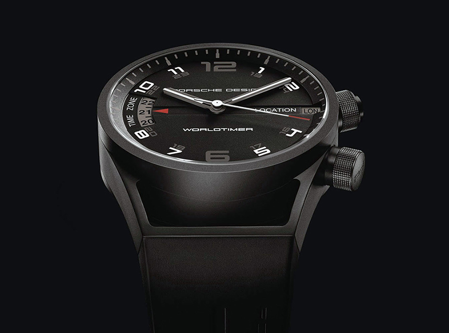 Porsche Design Worldtimer Black Titanium Watch