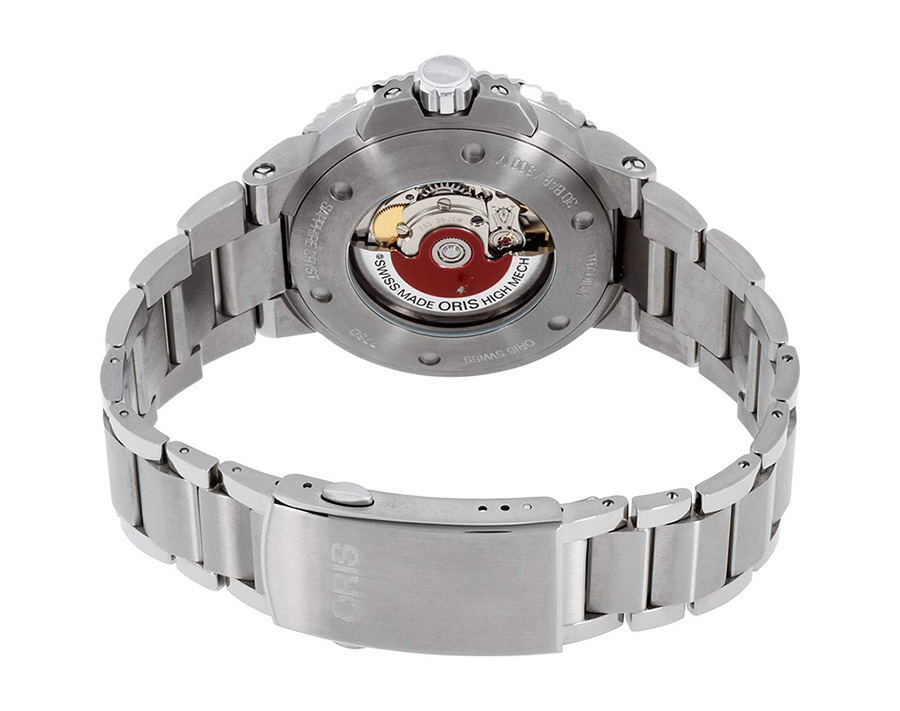 Oris Aquis Grey Dial Titanium Men's Watch