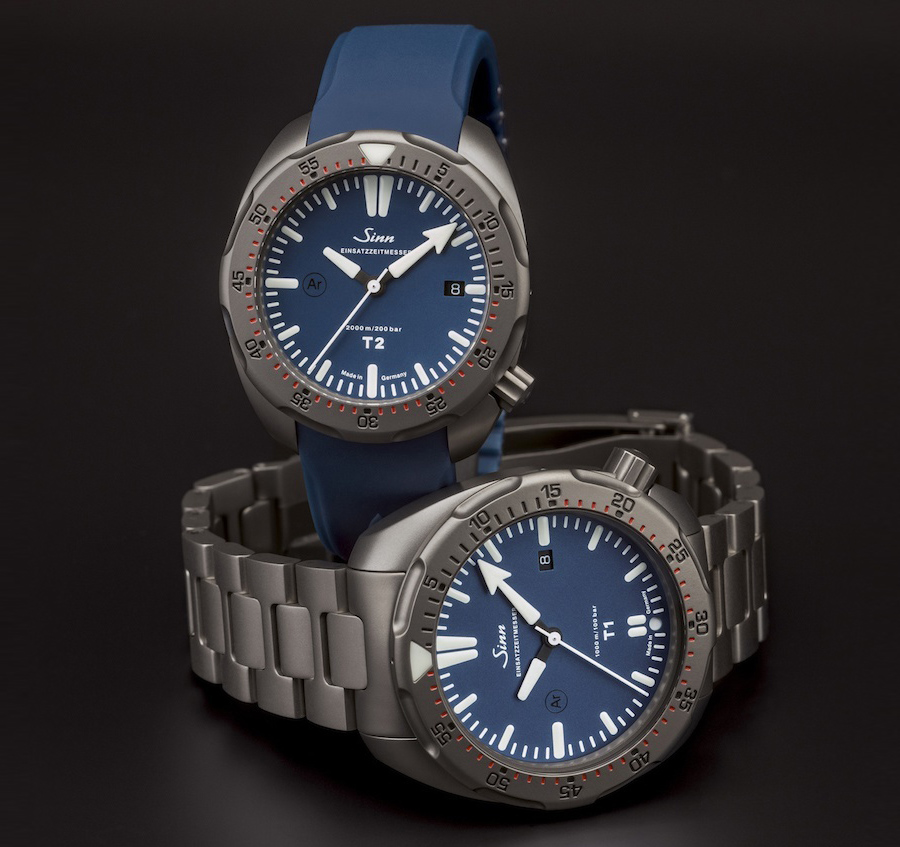 Sinn T1 B, T2 B Dive Watches
