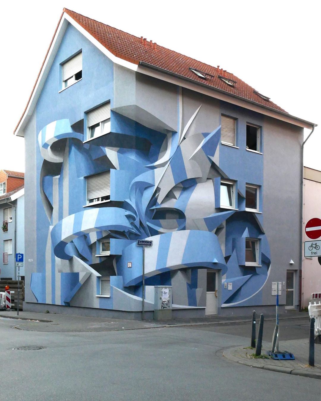 3D Optical Illusion Murals by Peeta