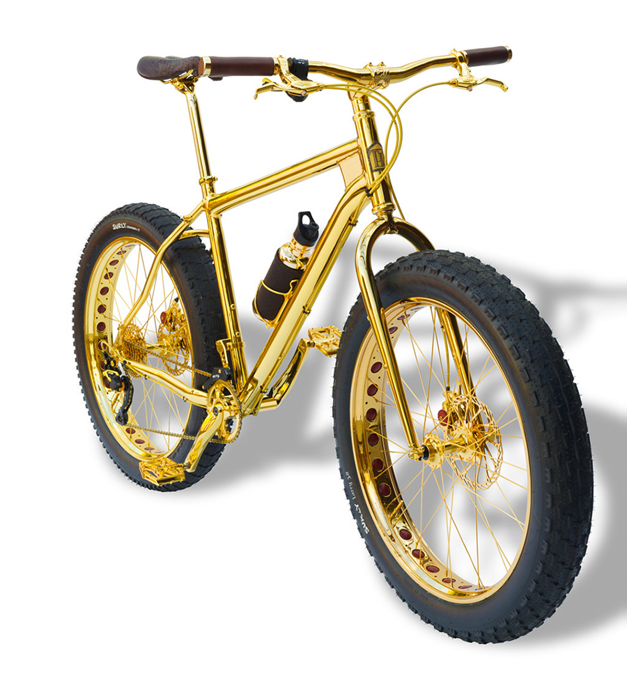 House of Solid Gold 24K Gold Extreme Mountain Bike