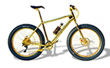 24K Gold Extreme Mountain Bike