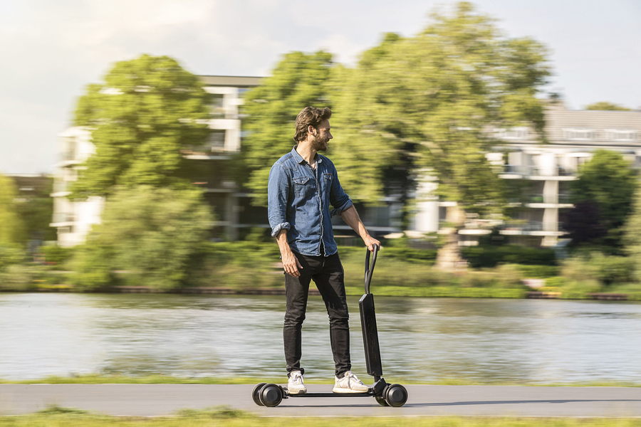 four-wheeled scooter