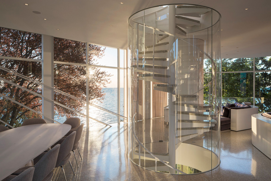 modern house with a view