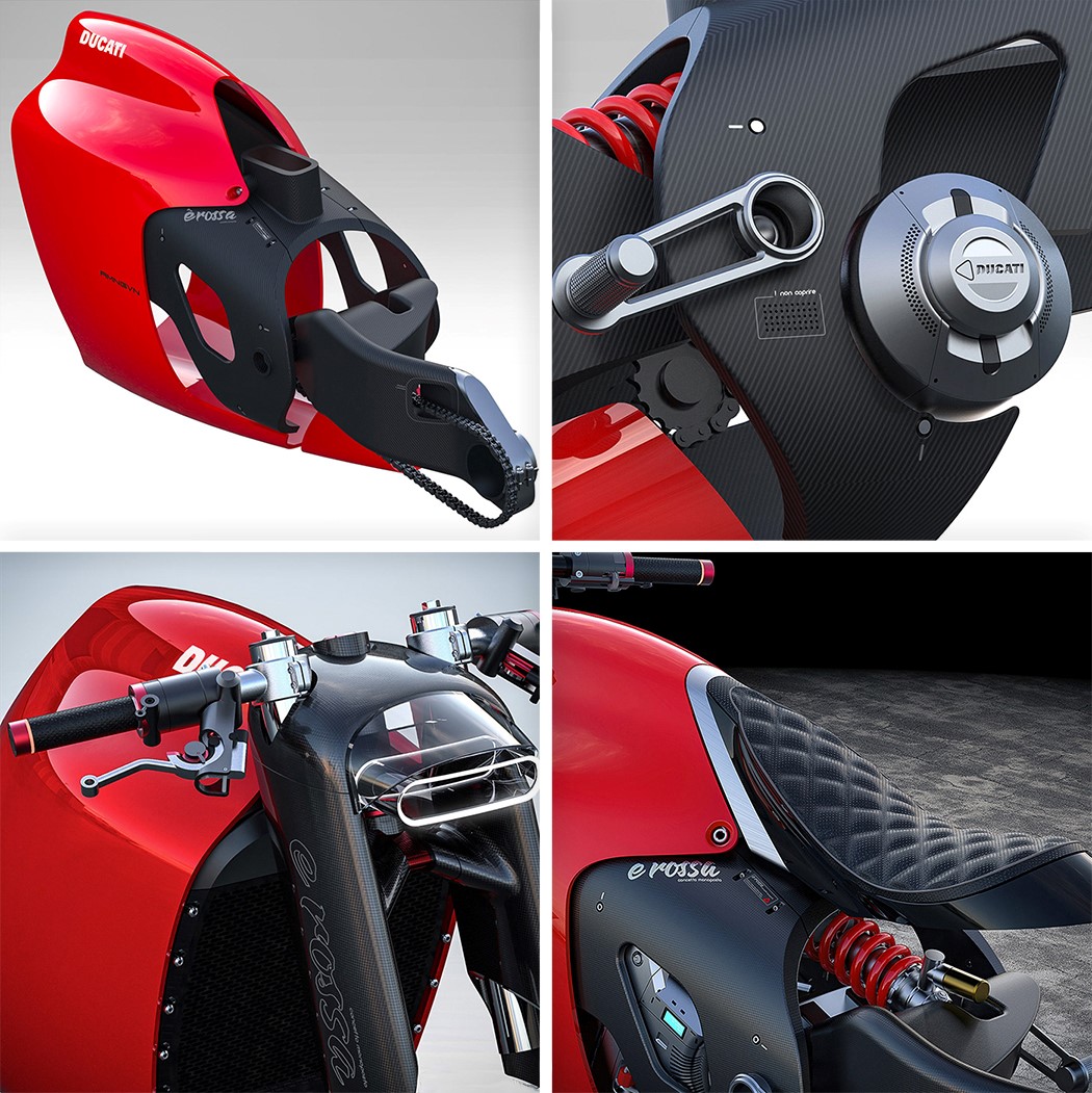 ducati è rossa concept motorcycle