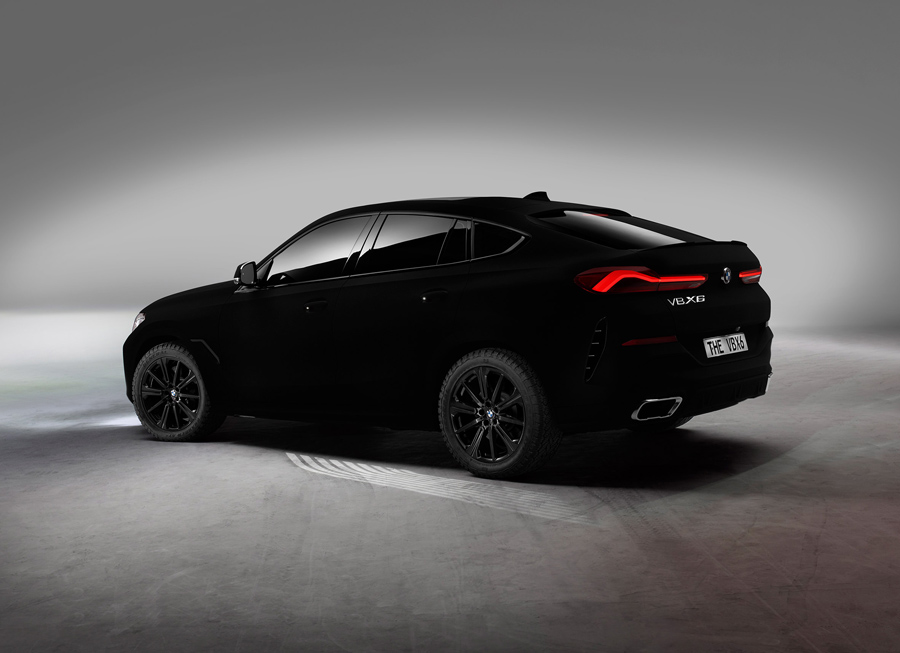 bmw vbx6 vantablack color