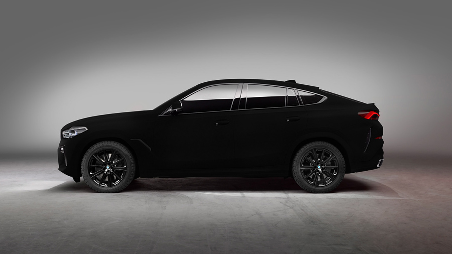 bmw vbx6 vantablack - the world's blackest black car