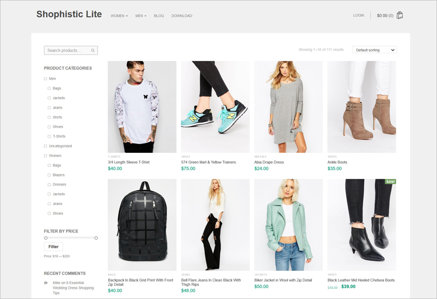 30 Free Online Shopping Cart Website Templates (free download with CSS)