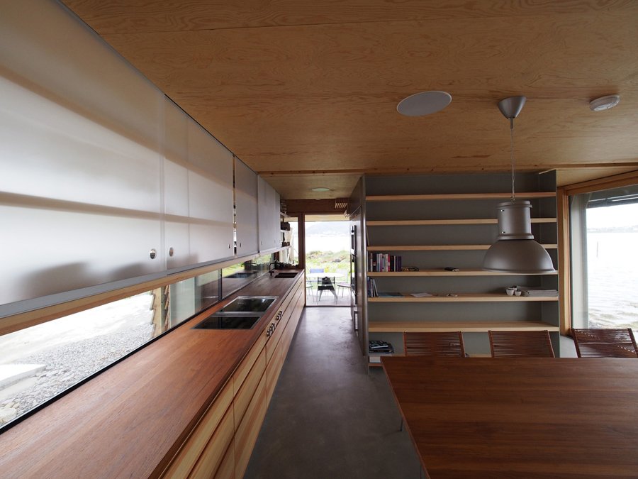 small wooden kitchen