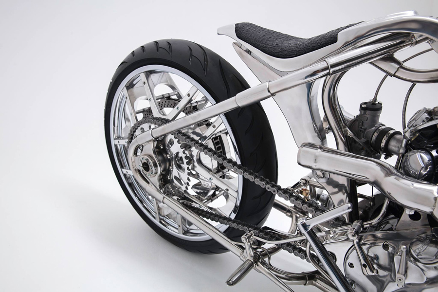 elegant looking custom bike