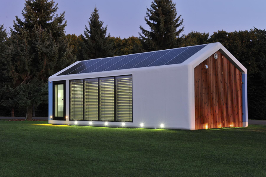 prefab self-sufficient house