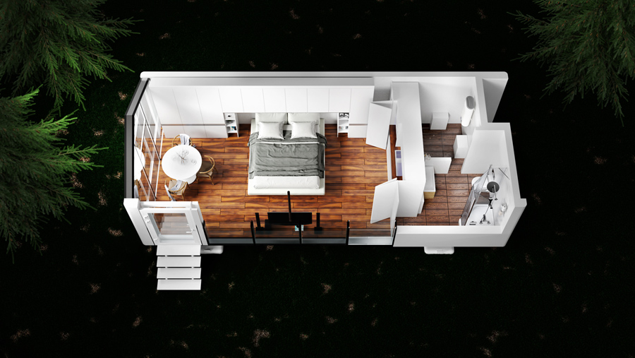 prefab tiny house