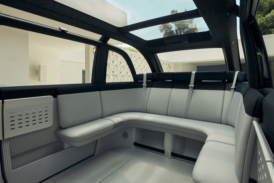 modern car interior