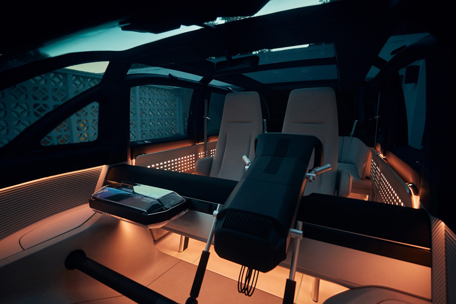 modern futuristic car