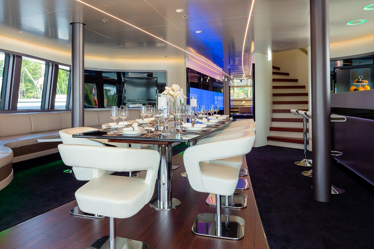 luxury power catamaran