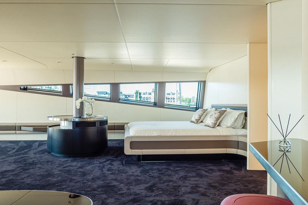 power catamaran interior design