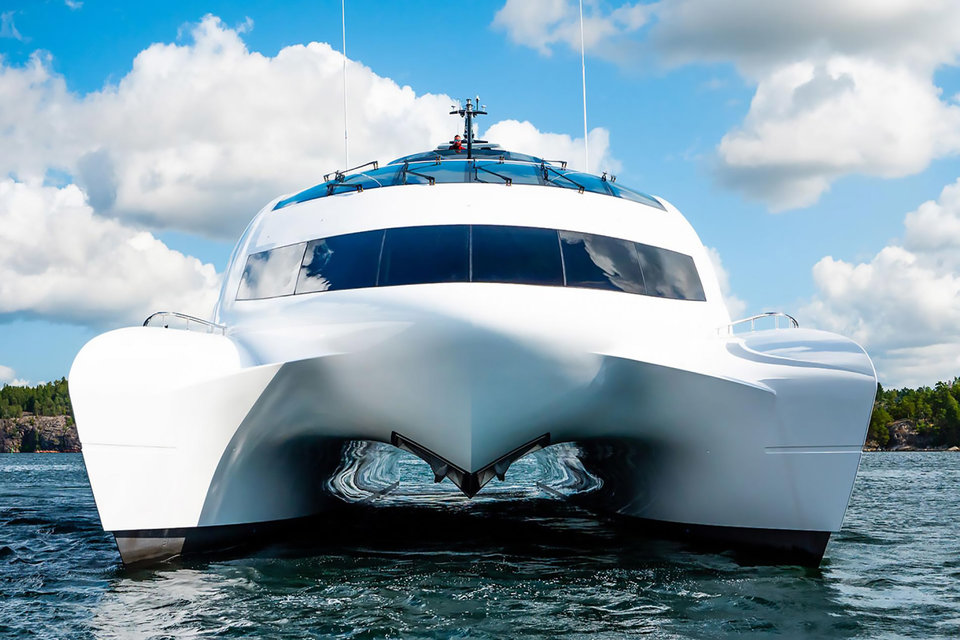 power catamaran porshe design