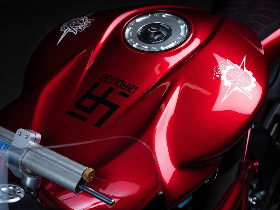mv agusta la rouge custom bike