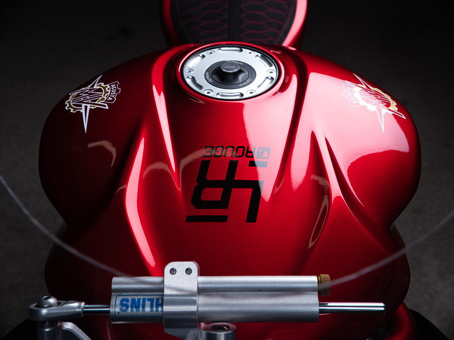 mv agusta red bike