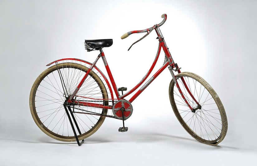Rare Tiffany & Co. Silver Mounted Lady's Bike