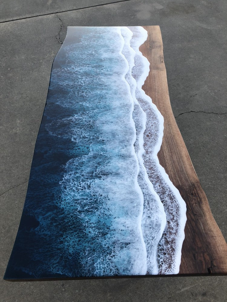 blue ocean coffee table