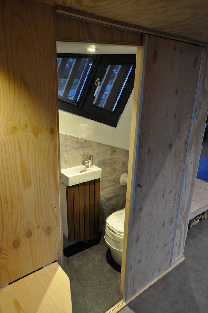restroom tiny house on wheels