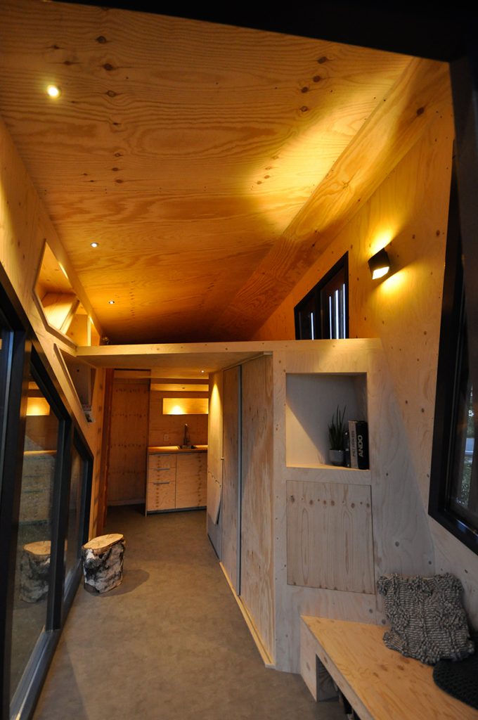 tiny house on wheels interior