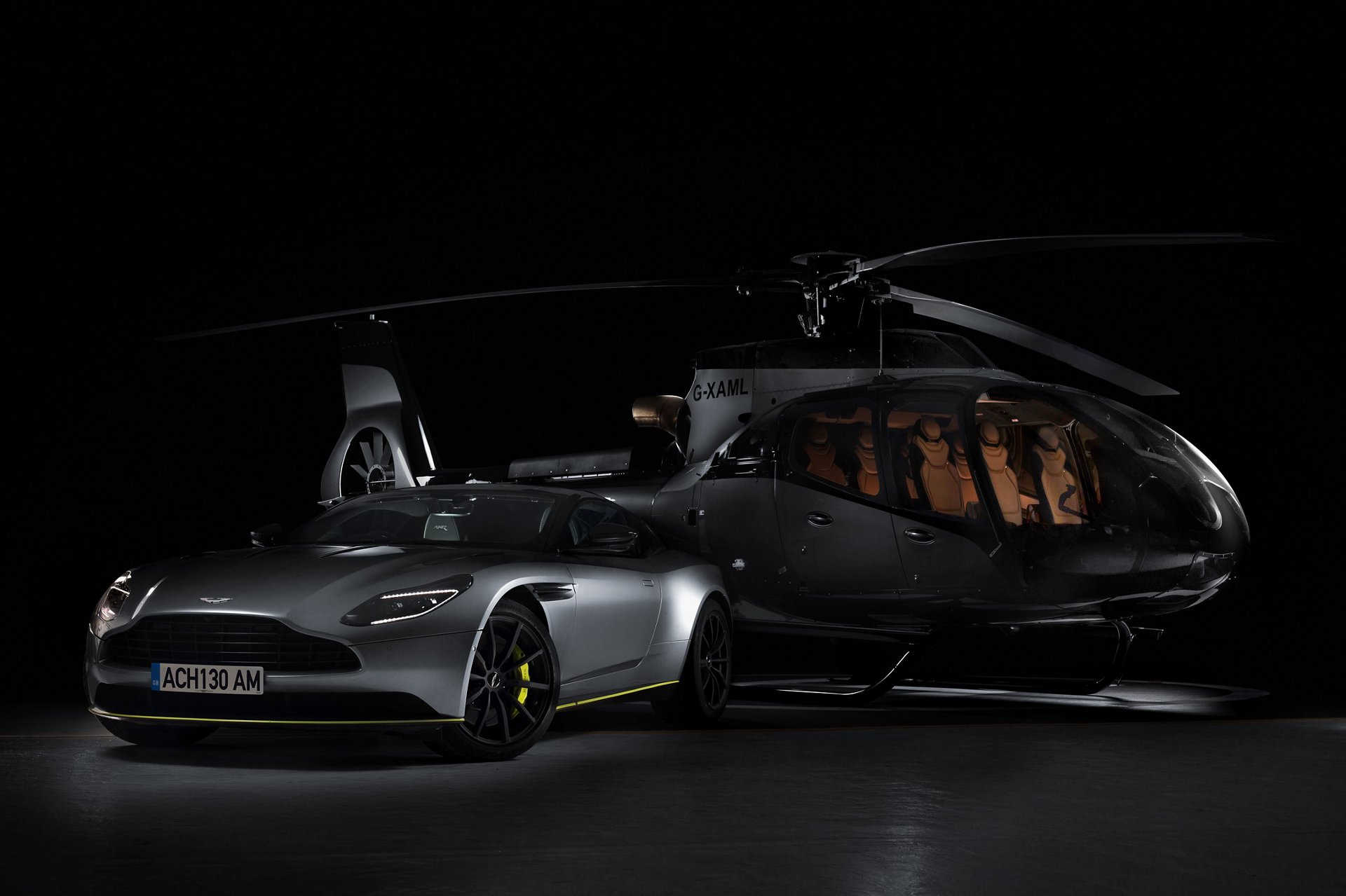 aston martin helicopter