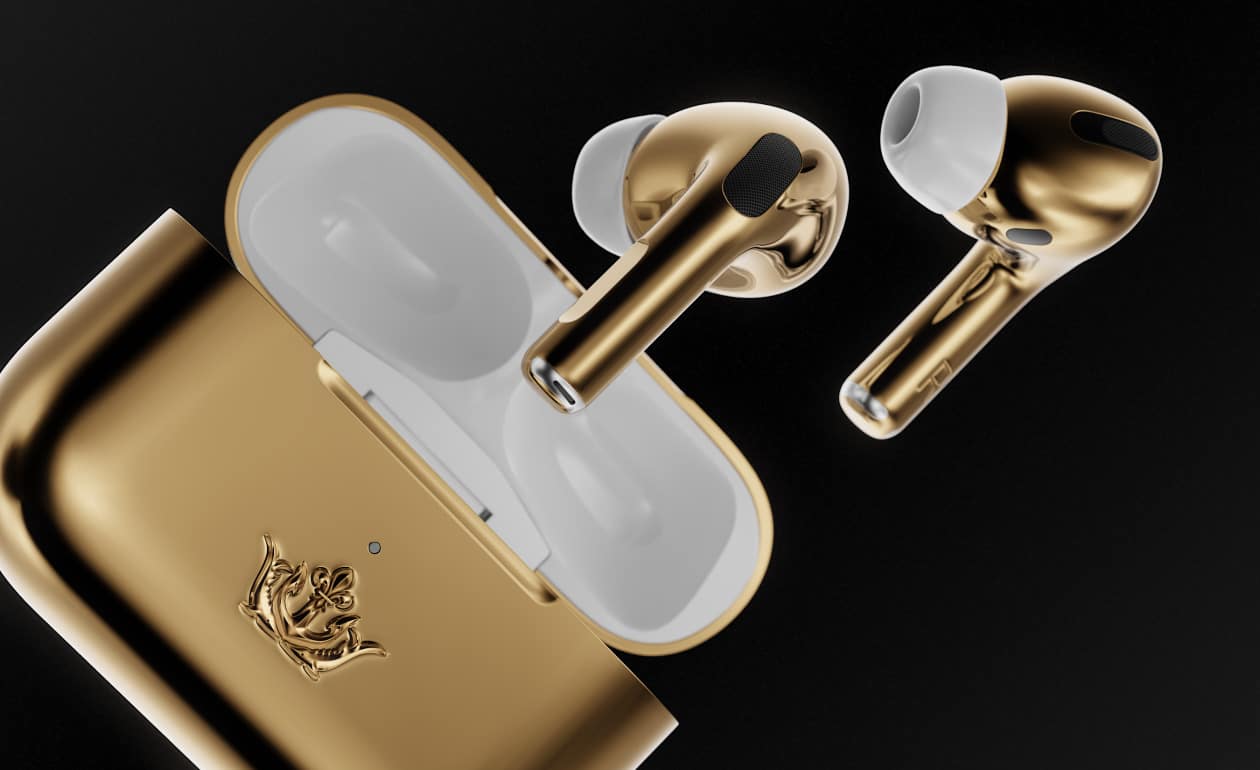 gold apple airpods pro