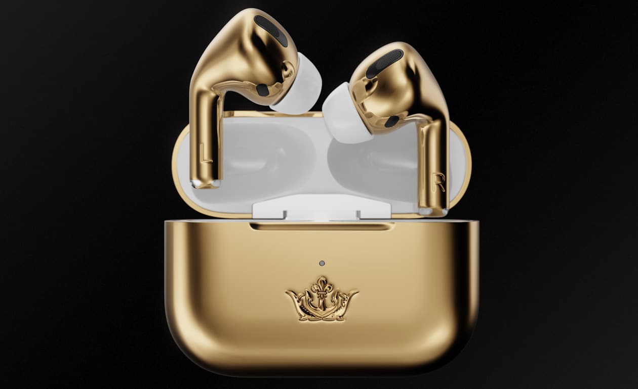 golden airpods pro