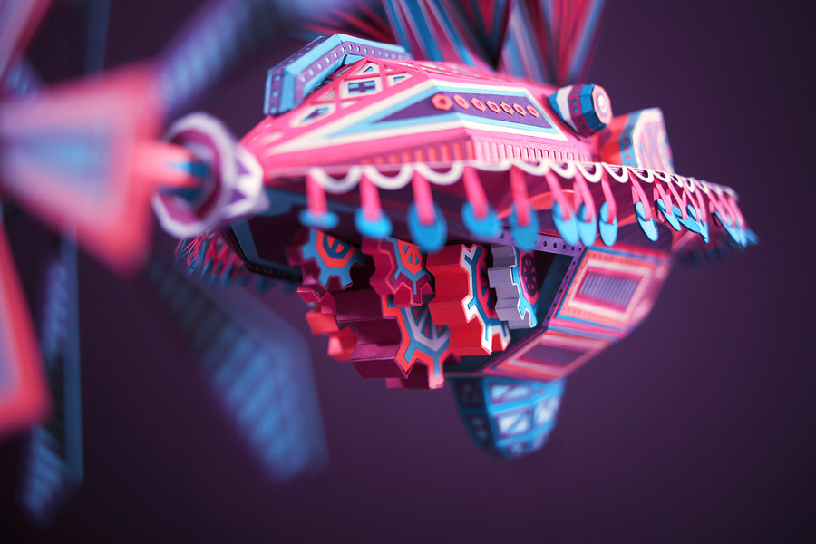 bright paper ships