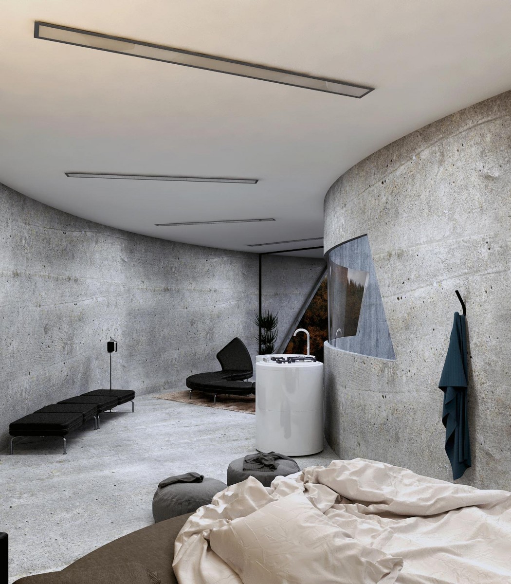 concrete house