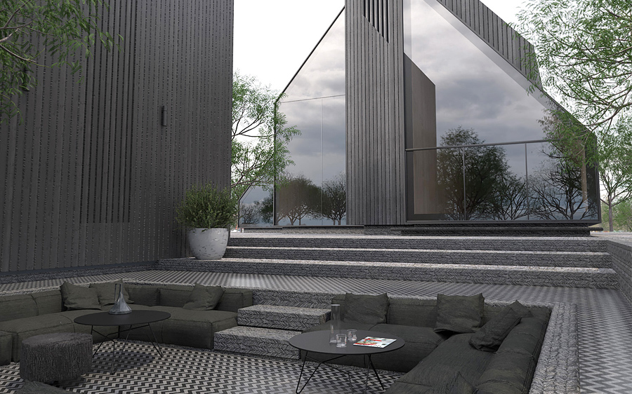 geometric house