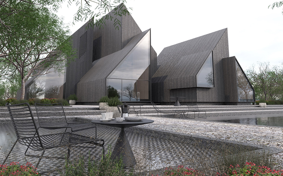 geometric house design