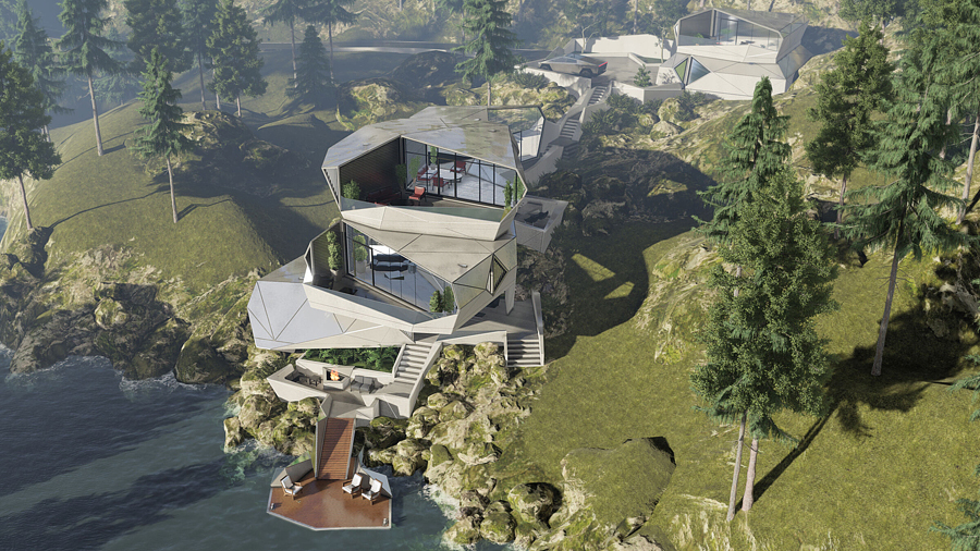 cliffside villa