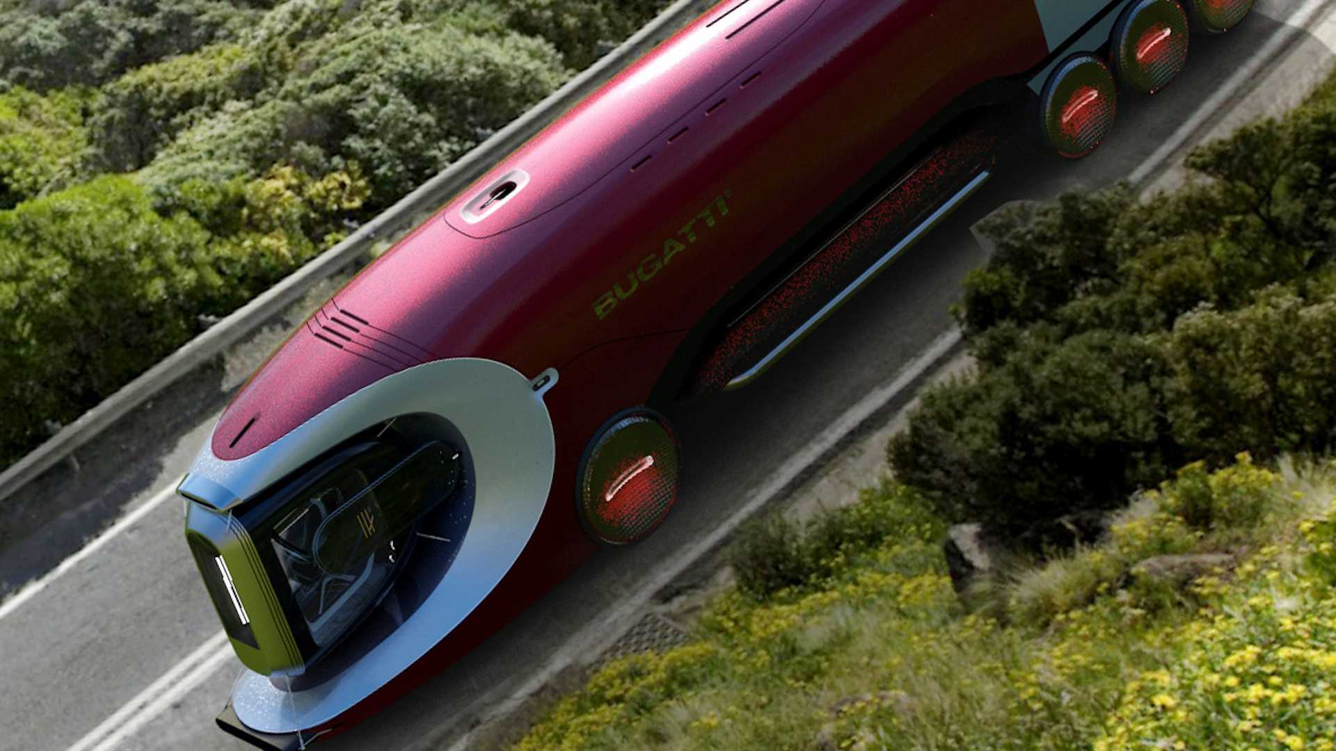 bugatti semi trailer truck