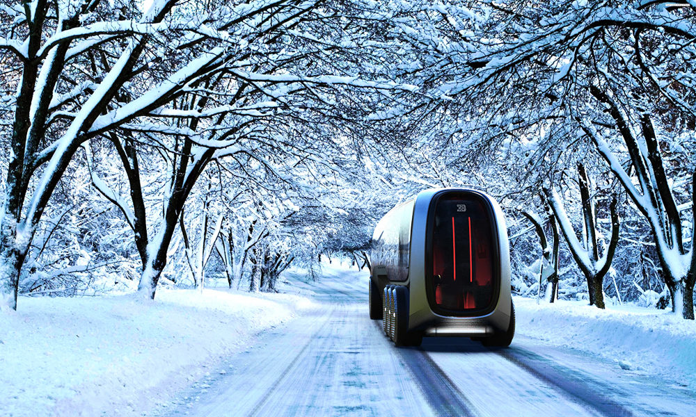 futuristic concept truck